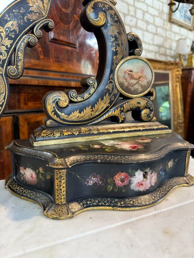 CONSOLE FORMANT COIFFEUSE D APPARAR NAPOLEON III