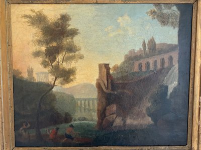 TABLEAU - HUILE SUR TOILE - PAYSAGE - ECOLE XIXÈME