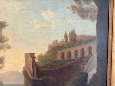 TABLEAU - HUILE SUR TOILE - PAYSAGE - ECOLE XIXÈME