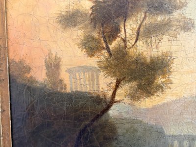 TABLEAU - HUILE SUR TOILE - PAYSAGE - ECOLE XIXÈME