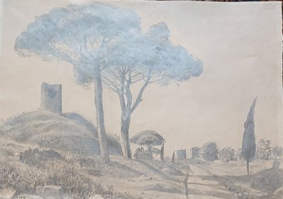 René Cottet  - (1902 - 1992) - Espagne - 3 dessins originaux - 1933