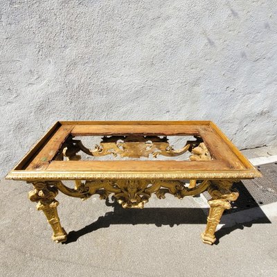 Großer Mitteltisch, L158cm, Piemont, Epoche Louis XIV