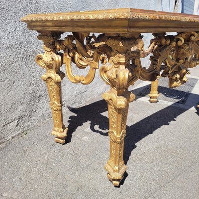 Großer Mitteltisch, L158cm, Piemont, Epoche Louis XIV