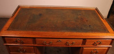 Bureau à Caissons En chêne 19° Siècle