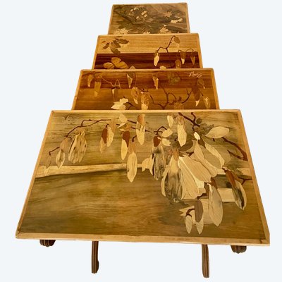 Nesting tables by Gallé