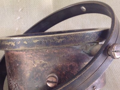 Set of two antique marine compasses