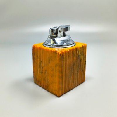 Set da fumo in alabastro italiano della metà del secolo scorso di Romano Bianchi