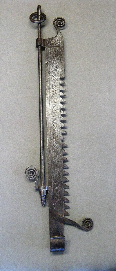 Wrought Iron Wedding Rack Dated 1852.