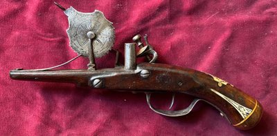 Flintlock test pistol (Louis XIV period)