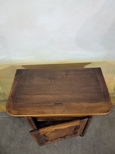 Late 18th century walnut jam cupboard