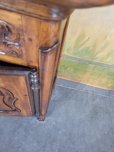 Late 18th century walnut jam cupboard