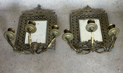 Pair of wall lights
