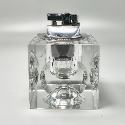 Servizio da fumo in cristallo italiano degli anni '70 di Antonio Imperatore.