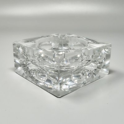 Servizio da fumo in cristallo italiano degli anni '70 di Antonio Imperatore.