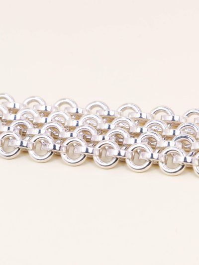 HERMES Collana lunga Voltige Argento