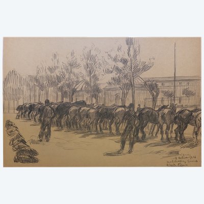 Claude FIRMIN - (1864 - 1944) - Avignon -  Mobilisation générale - 19 aout 1914 - 