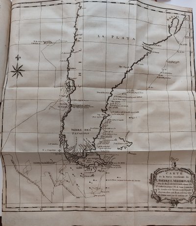 Georges Anson - (1697 - 1762) - Voyage around the world - 1751 - Copy belonging to King Louis Philippe -