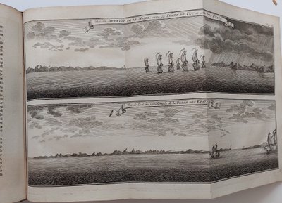 Georges Anson - (1697 - 1762) - Voyage around the world - 1751 - Copy belonging to King Louis Philippe -