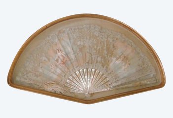Fan signed 19th century