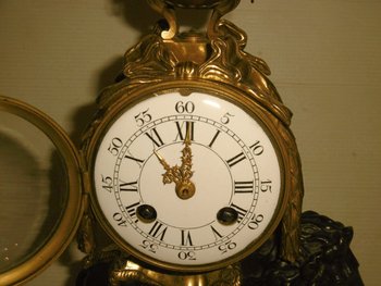 Louis XVI lion clock