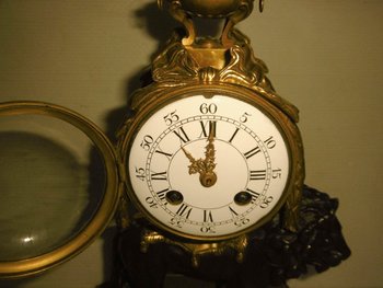 Louis XVI lion clock