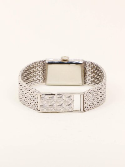 Montre Art Déco or blanc diamants