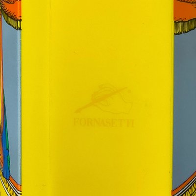 1990s Gorgeous "Commedia dell'Arte" table Lamp by Piero Fornasetti for Antonangeli.