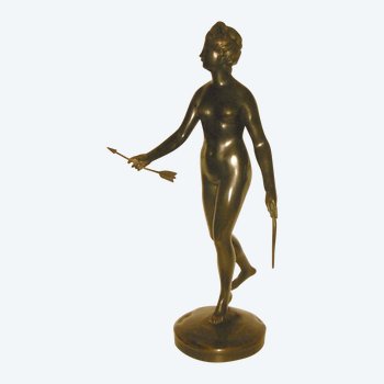 Bronze signé Houdon