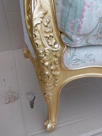 Louis XV gilded shepherdess