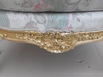 Louis XV gilded shepherdess