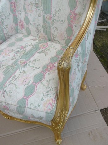 Louis XV gilded shepherdess