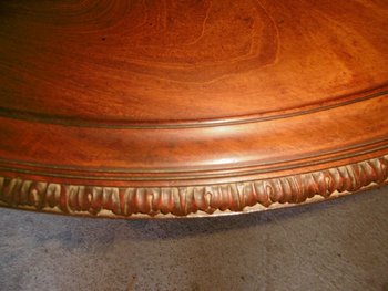 Library pedestal table 19th century
