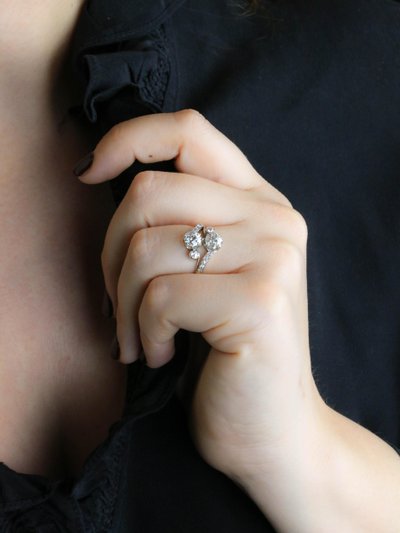 Ring „Belle Epoque – Du und ich“ mit Diamanten, 2 Karat