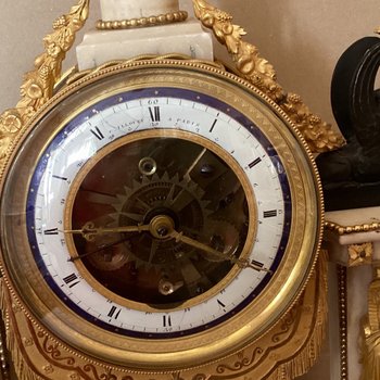 Orologio con data Luigi XVI firmato