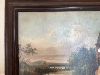 Tableau- Horloge 19 ème