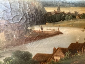 Tableau- Horloge 19 ème