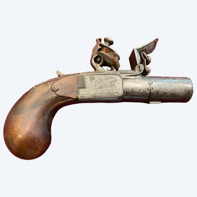 Pistola a pietra focaia con palla forzata - calibro 13 mm - periodo Luigi XV