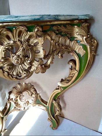 Console d’angle Louis XV