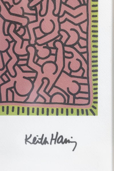 Keith Haring, Sérigraphie, Années 1990. LS6794Q-68Q