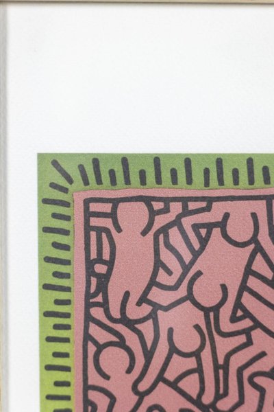 Keith Haring, Sérigraphie, Années 1990. LS6794Q-68Q