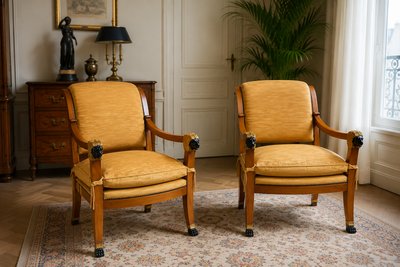 Zwei Sessel und ein Vertrautensessel, Faubourg Saint-Antoine Edition, 1980er Jahre
