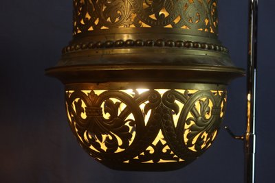 Pair of large 19th-century bronze lanterns