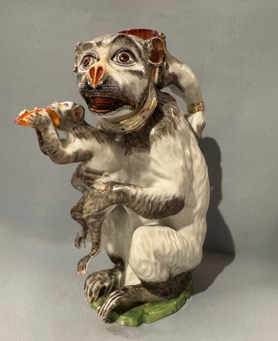 Samson porcelain monkey teapot (Kandler - Meissen)
