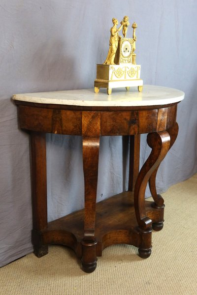 Console en acajou Restauration époque XIXème siècle