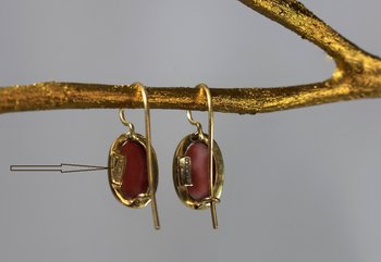 Orecchini di corallo