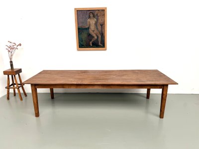 Very large solid oak farmhouse table