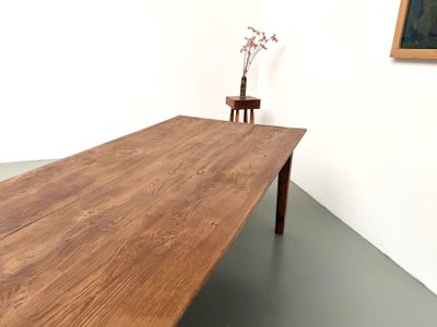 Very large solid oak farmhouse table