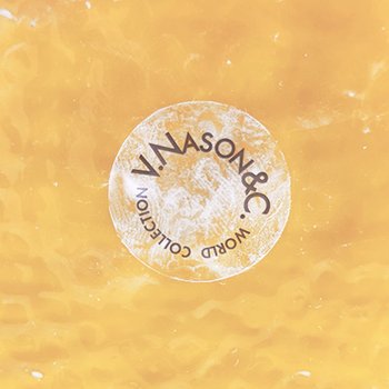 1960 Bellissimo vaso beige di Carlo Nason in vetro di Murano. Prodotto in Italia