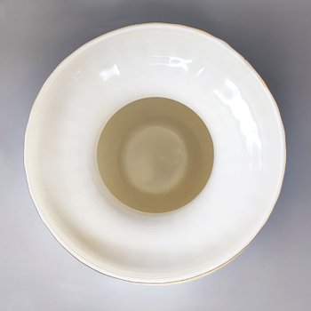 1960 Bellissimo vaso beige di Carlo Nason in vetro di Murano. Prodotto in Italia