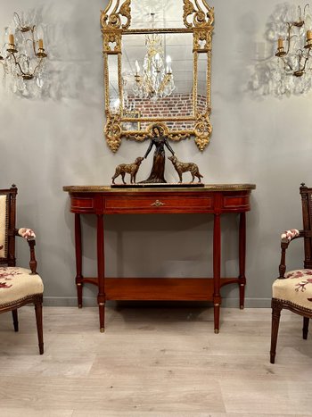 Console Desserte De Style Louis XVI En Acajou Maison Jansen Paris 